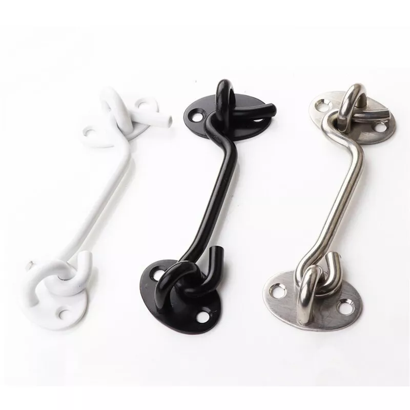 3 Inch Cabin Hook and Eye Cast Stainless Steel Door Latch Catch Lock Gate  Shed