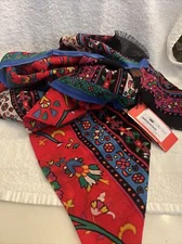 New Shingora Pure Wool Pashmina Wrap Scarf 70cm X 200cm Paisley Bright Colored