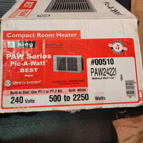 4 KING Pic-A-Watt White Grills for Electric Wall Heaters PAW2422I #00510 - Picture 2 of 15