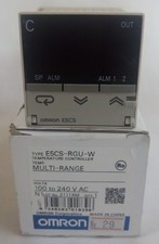 Omron E5CS-RGU-W Multi Range Temperature Controller Relay Module AC100-240