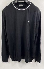 Dior Maille Bee Logo Laine Wool Black Atelier Tapered Jumper Size: XXL RRP £520