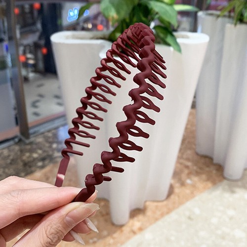 Toothed Headband Hair Band Alice Band Sports Sharks Tooth Zigzag Hair Accessory - Foto 30 di 37