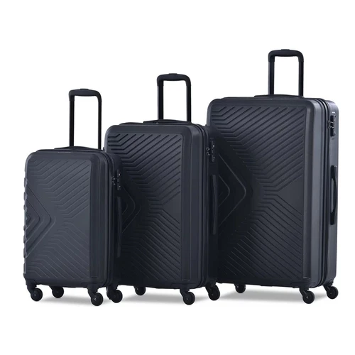 Travelhouse 3 Piece Hardshell Luggage Set Hardside Lightweight Suitcase with TSA