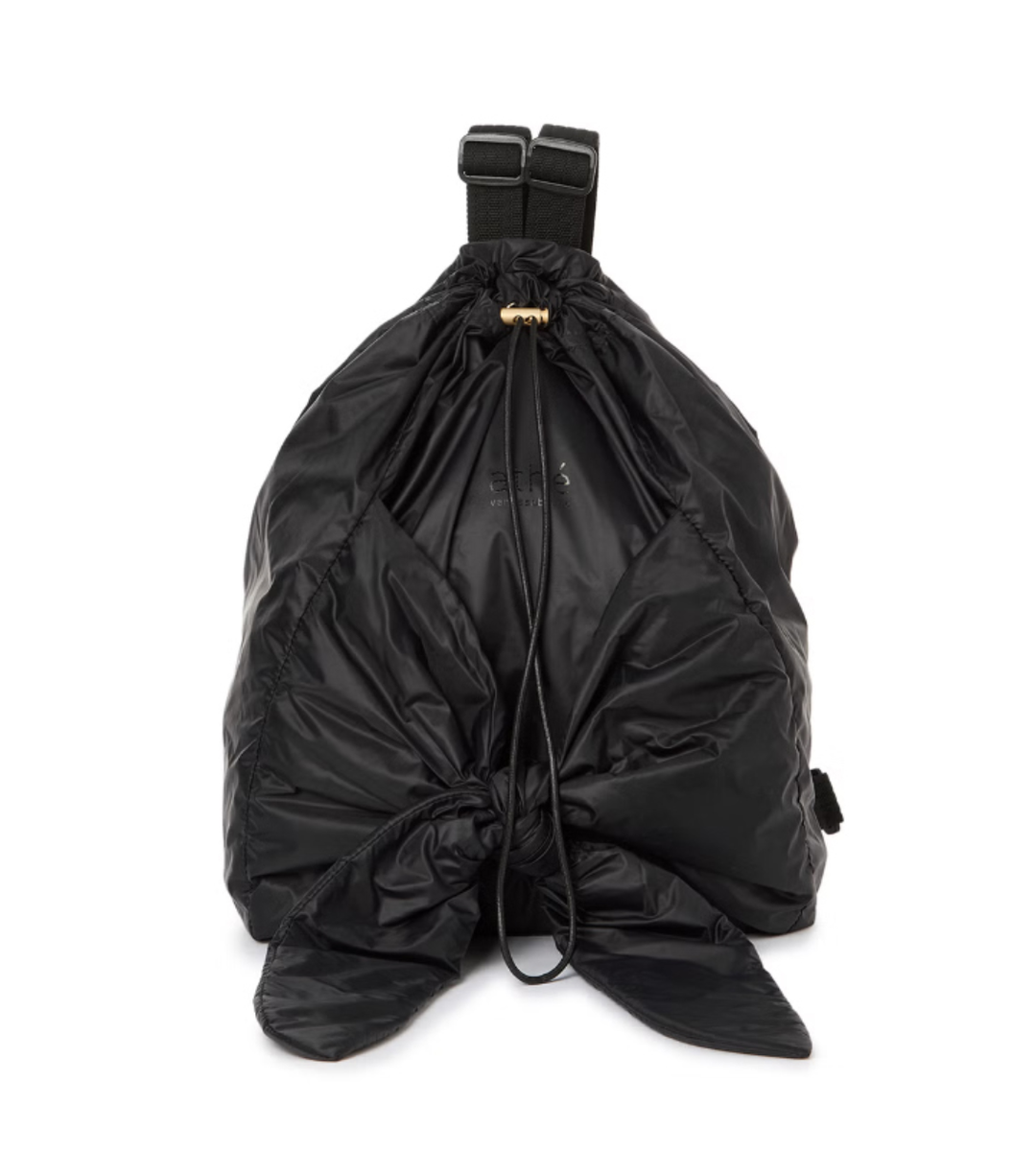 ★ATHE VANESSABRUNO★RIBBON DUFFEL BAG ATHE VANESSABRUNO] RUBAN Black Ribbon Weather Bag