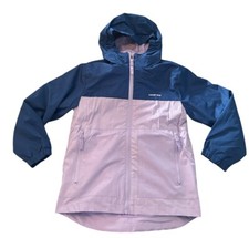 Lands End Girl Winter Coat Waterproof Insulated Parka Jacket S 7 Purple Hood