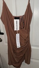 Urban Outfitters LUMIÈRE mini Dress In Color Cocoa Size Large 