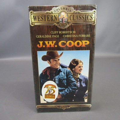 J.W. Coop Columbia Western Classics VHS Video NEW Factory Sealed Cliff Robertson