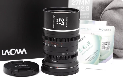 Venus Optics Laowa Nanomorph 27mm T2.8 1.5x S35 Anamorphic Lens (Sony E) #44538