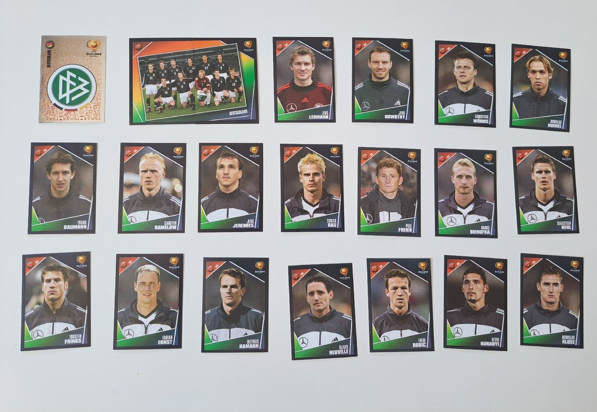EURO 2004 PORTUGAL PANINI COMPLETE SET GERMANY STICKER | eBay