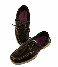 Sperry Top Siders Women's Sz 6M Brown Leather Upper Boat Shoes  