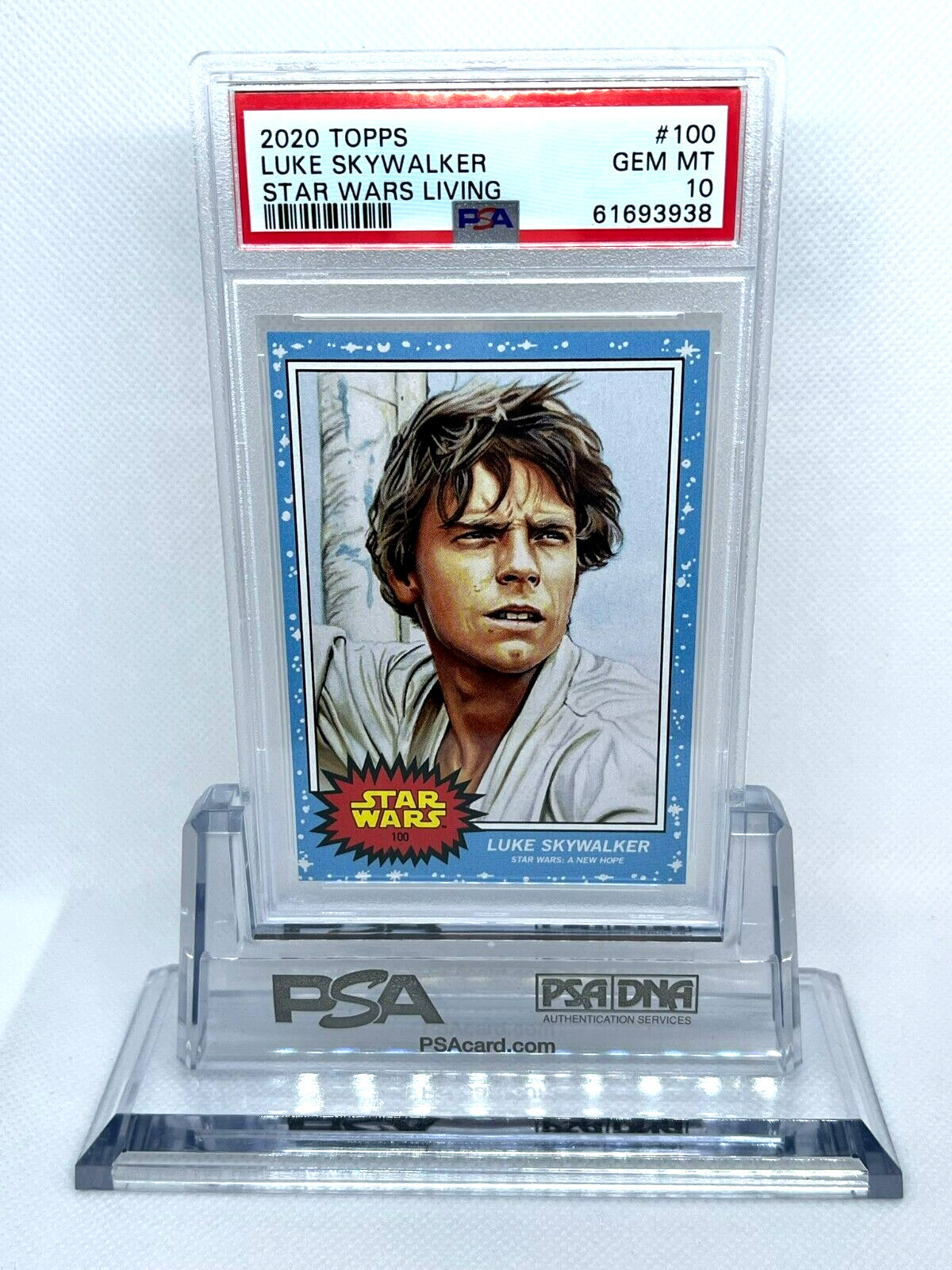 2020 Topps Star Wars Living Set #100 Luke Skywalker PSA 10 GEM MINT