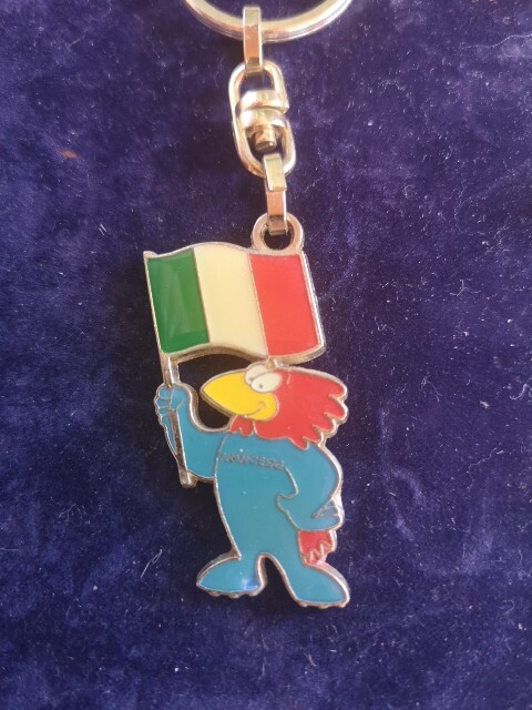 Porte-clés Drapeau France Avec Footix – Coupe Du Monde De Foot 1998 – Collector France 98