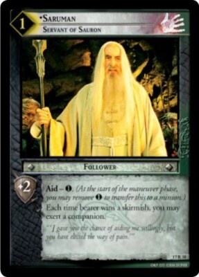LOTR TCG Rise of Saruman Complete Set LP/GEM MINT Tip Top Shelf + T&D  booster | eBay