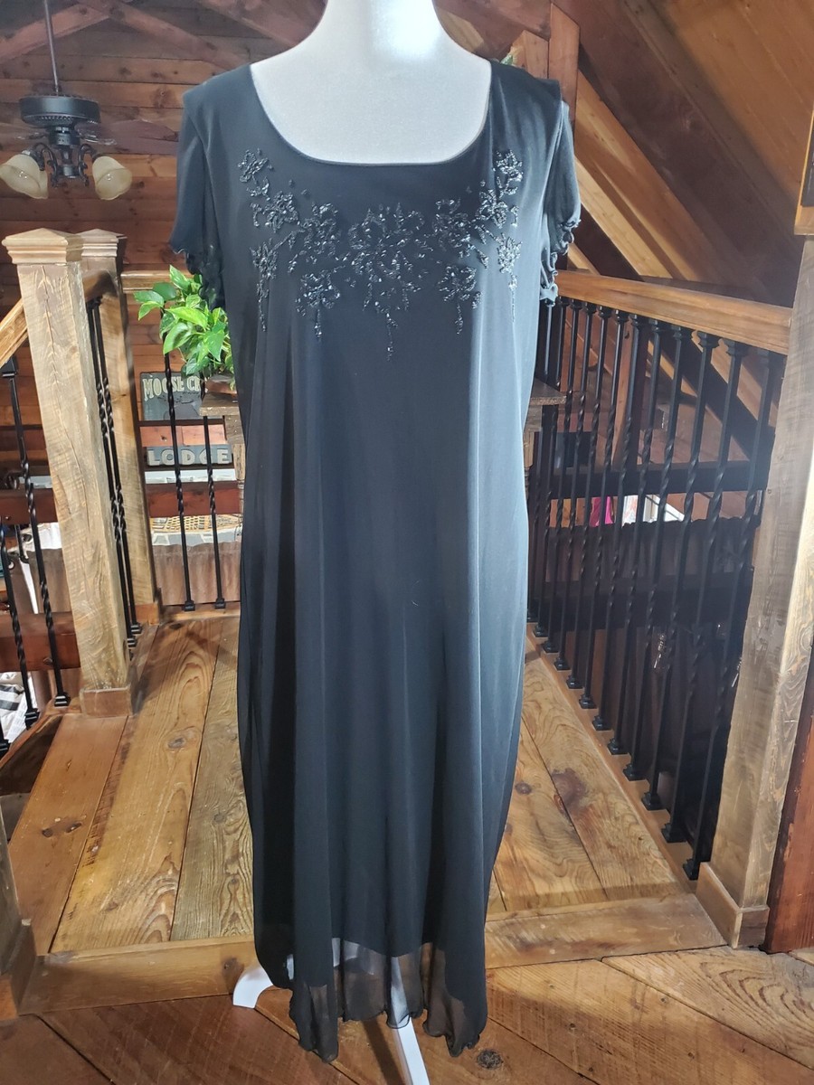 AGB Womens Dress Size 14 Black Long Length Sequins Party Sheer Formal Wedding | eBay AGB Womens Dress Size 14 Black Long Length Sequins Party Sheer Formal Wedding | eBay