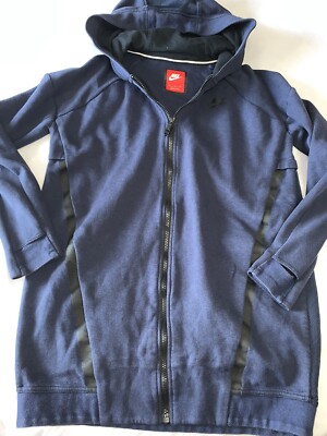 nike men's sportswear club fleece hoodie psychic blue