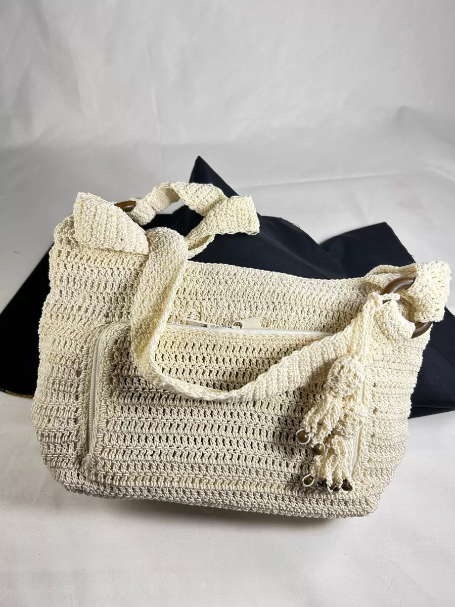 Crochet hippie deals bag