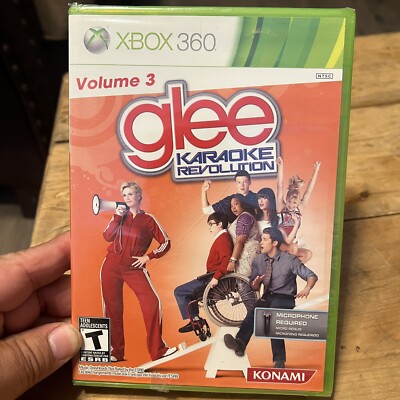 Glee Karaoke Revolution Vol 3 Xbox 360 Brand New Sealed