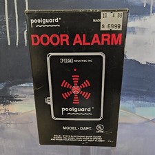 NEW Poolguard Model DAPT Solid State Electronic Pool Door Alarm USA Made White