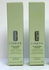 2x Clinique Even Better Clinical Radical Dark Spot Corrector + Interrupter .34oz