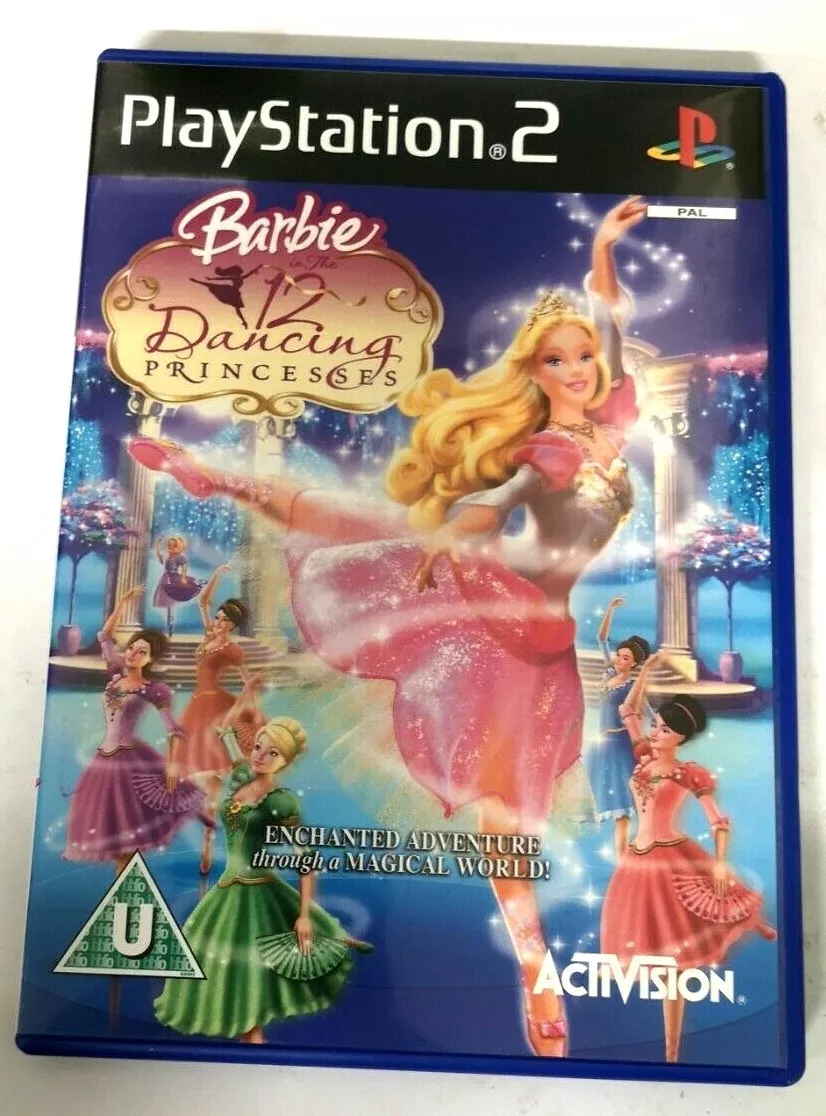 Barbie in The 12 Dancing Princesses jogo playstation ps2