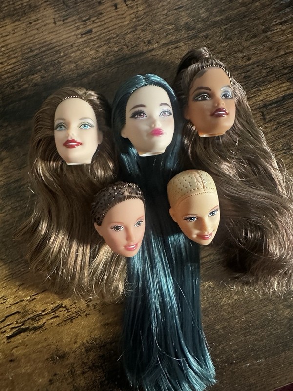 Barbie Heads lot