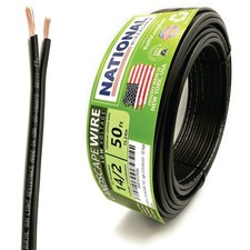14/2 Low Voltage Landscape Lighting Copper Wire - Made in USA - 14-Gauge 2-Co...