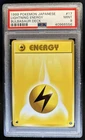 1999 Pokemon Japanese Bulbasaur Deck Lightning Energy #17 PSA 9 MINT