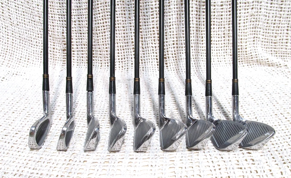 Dynacraft OVERSIZE (3-PW,SW) 9 Pc Iron Set LEFT-HAND ~ Reg Flex Graphite Shafts - Image 4 of 4