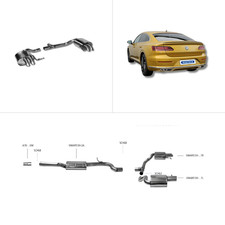 Bastuck Komplettanlage - 17+ VW Arteon 3H TSI 4Motion