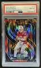 2024 Panini Select Drake Maye Premier RC Black and Red Prizm Shock #113 PSA 8
