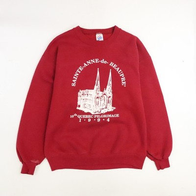 Vintage Saine Anne De Beaupre Quebec Pilgrimage Sweatshirt Size Large 90s