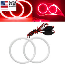 Led 110mm Red Angel Eyes 78smd Cob Led Driving Light Drl Halo Ring Day Decorati