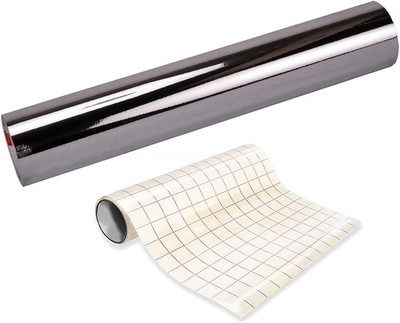 ORACAL 351 Silver 12'' x 6ft 1-Roll Pack w/ Transfer paper, 