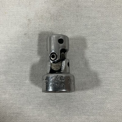 Mac Tools MU166 1/2'' 1/4'' Drive 6PT Swivel Socket USA Made Chrome Vintage