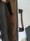 Boconi Garth Slim Leather Briefcase Zipster Black with Brown accents — photo 6