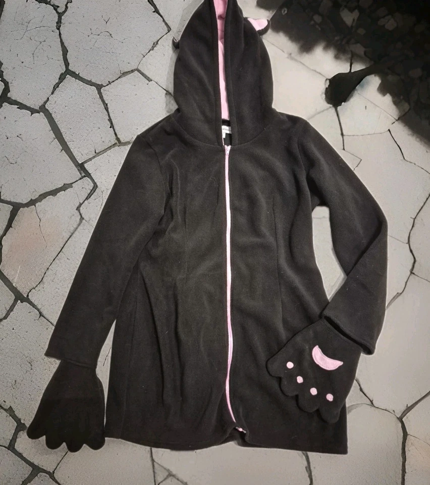 Disfraces de Halloween Negro y Rosa Gatito Gato Mujer Disfraz Vellón Talla XL  Foto 3 de 4