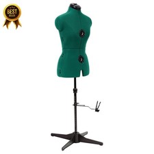 Adjustable Dress Form Mannequin S/M US 4 12 Sewing Torso w/ 12 Dials Hem Guide