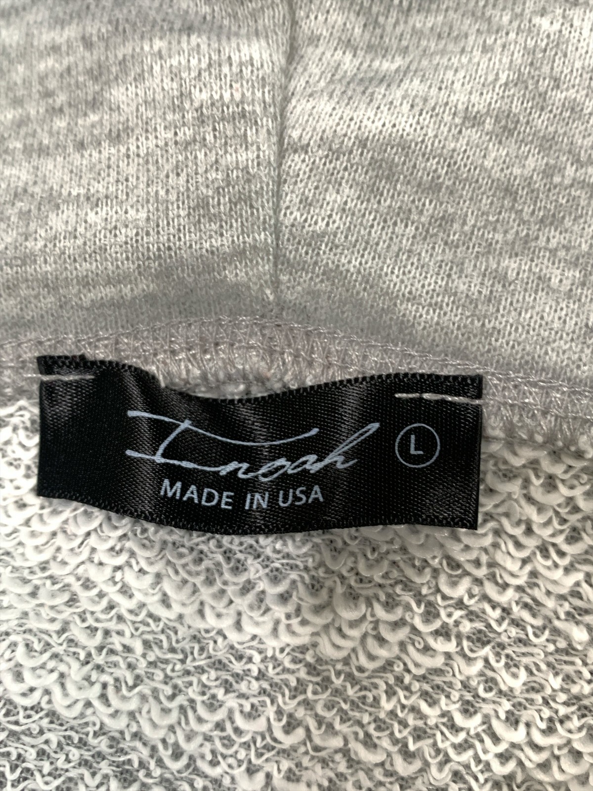 Inoah Whisker's Town 3/4 Sleeve Crew Neck  Top Size L