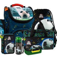 Fussball Soccer Football Schulranzen Tornister Rucksack Ranzen Set Sporttasche