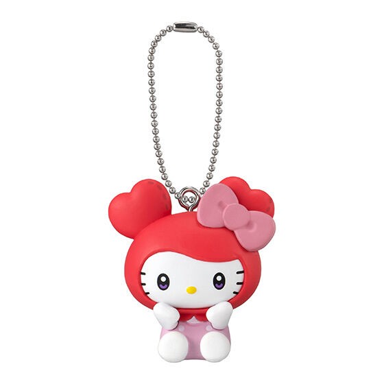 HELLO KITTY 3DチャームS おすわり Red Capsule toy TWICE LOVELYS × SANRIO CHARACTERS Mascot Charm HELLO