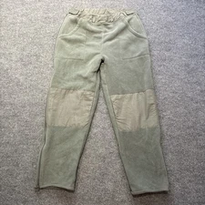 US Military Pants Mens Large Foliage Green RGBI Cold Weather Fleece Zip USA