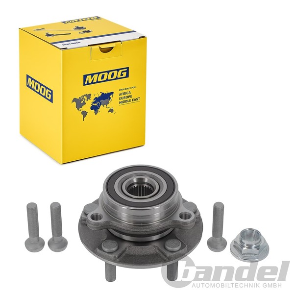 Moog Radlager Satz Mit Radnabe Hinten Vorne Passend FüR Hyundai Elantra I30 Ioni-image