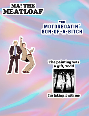 Wedding Crashers 2000's 4pc Sticker Pack