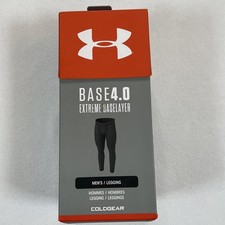 Under Armour Base 4.0 Leggings Mens 3XL Black ColdGear Extreme Thermal Baselayer
