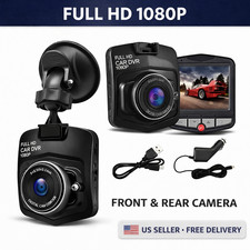 2.4'' Full HD 1080P Dash Cam Car DVR Front or Rear Camera Night Vision G-sensor