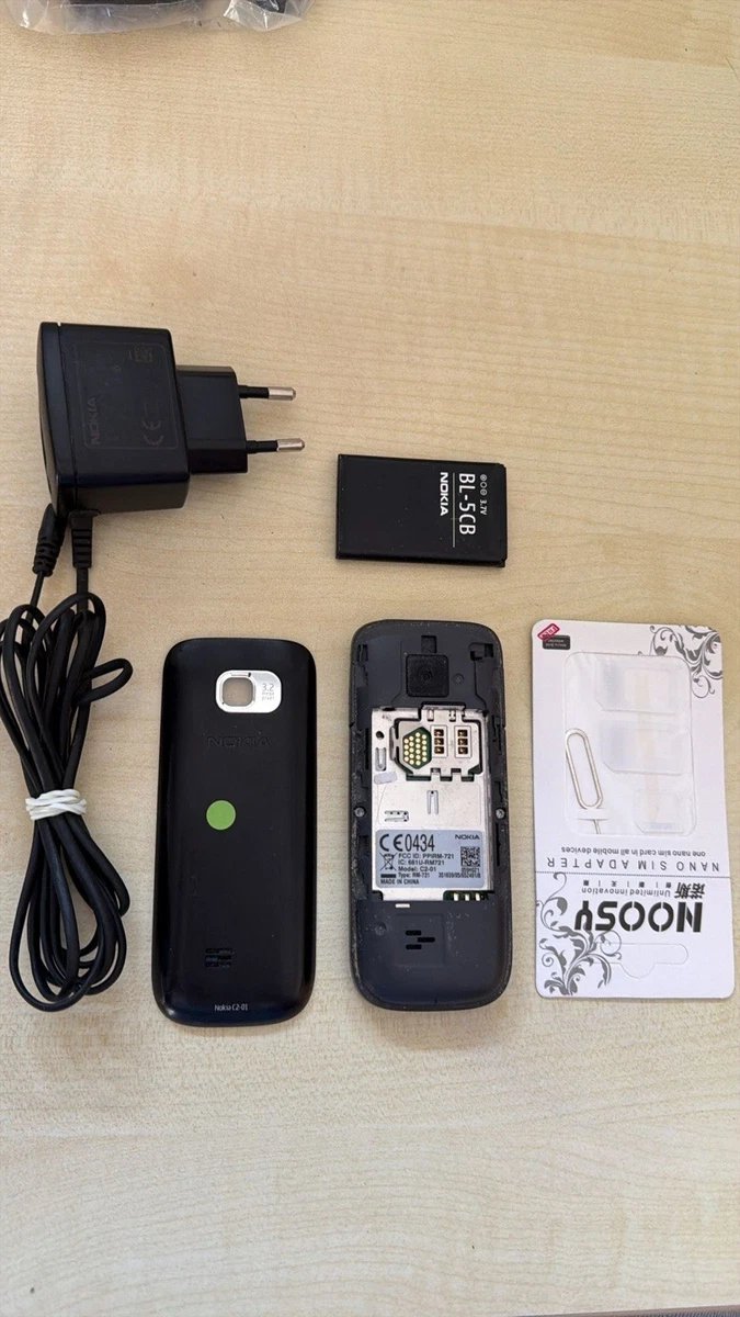 Nokia C2-01 RM 721 Geprüft Händler, Garantie, Komplett, Accu Neu, Top Zustand