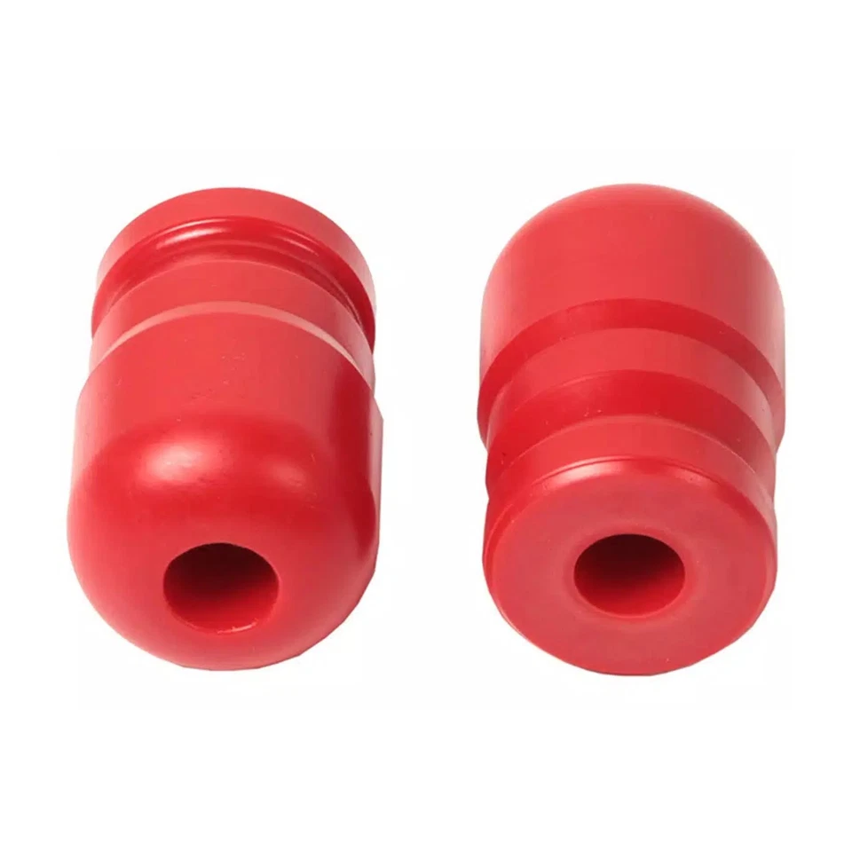 Rugged Ridge Red Polyurethane Front Bump Stops for Jeep Wrangler JK Pair 1-1303 - Изображение 2 из 4