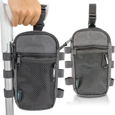 Crutch and Cane Bag - Walking Cane & Forearm Crutches Accesories for Adults - Wa