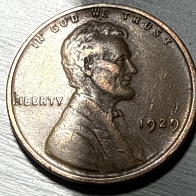 1929 Lincoln Wheat Small Cent Business Strike BN Copper Philadelphia KM#132