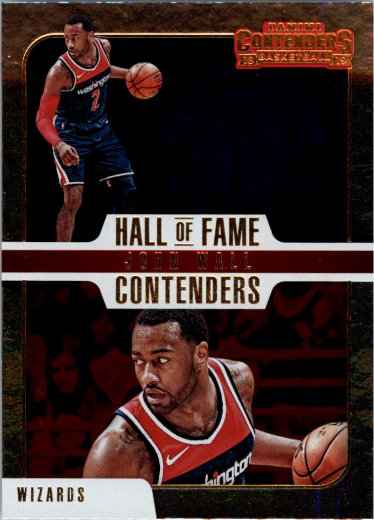 2018-19 Panini Contenders Hall of Fame Contenders #14 John Wall - BSK